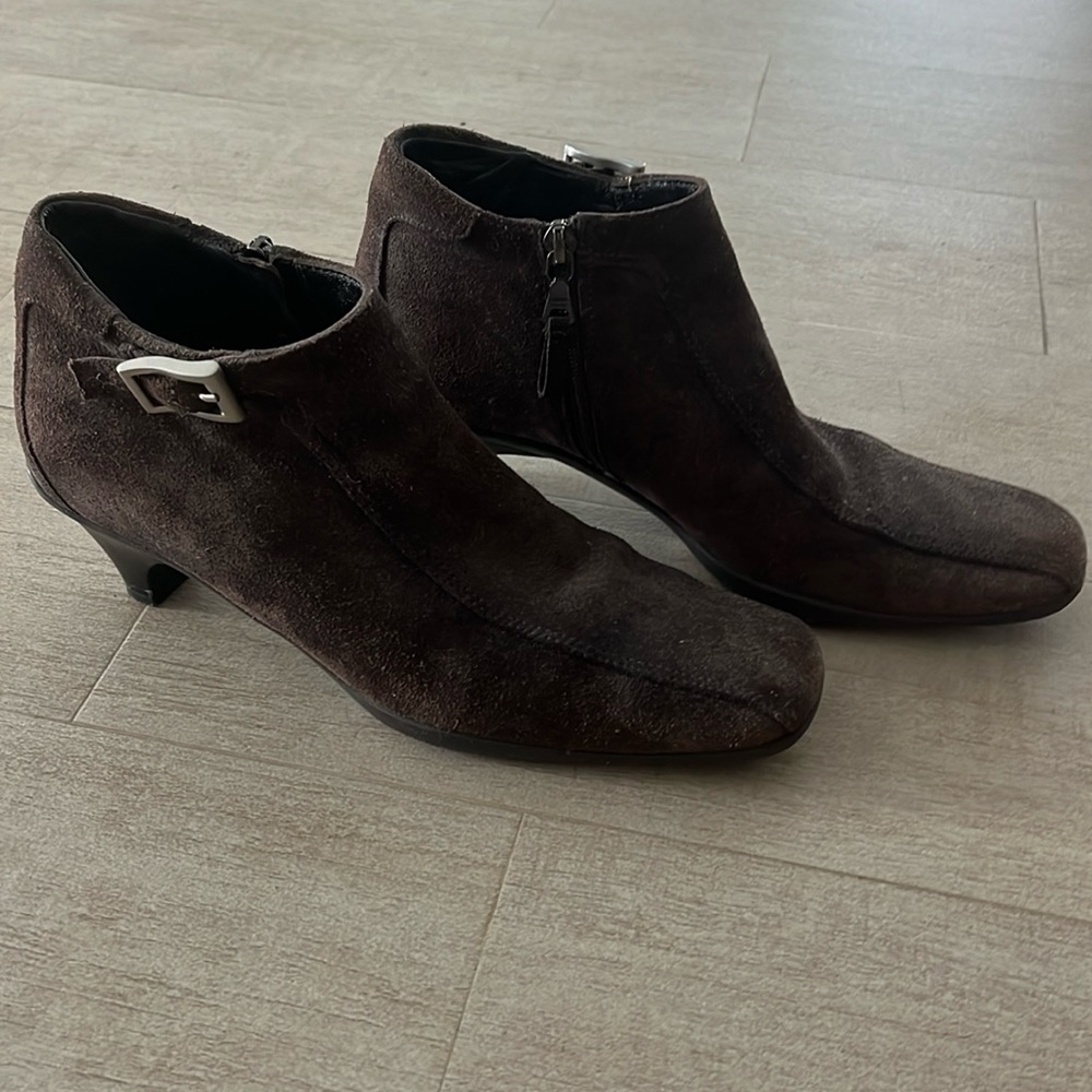 Prada Sport Brown Suede Boots